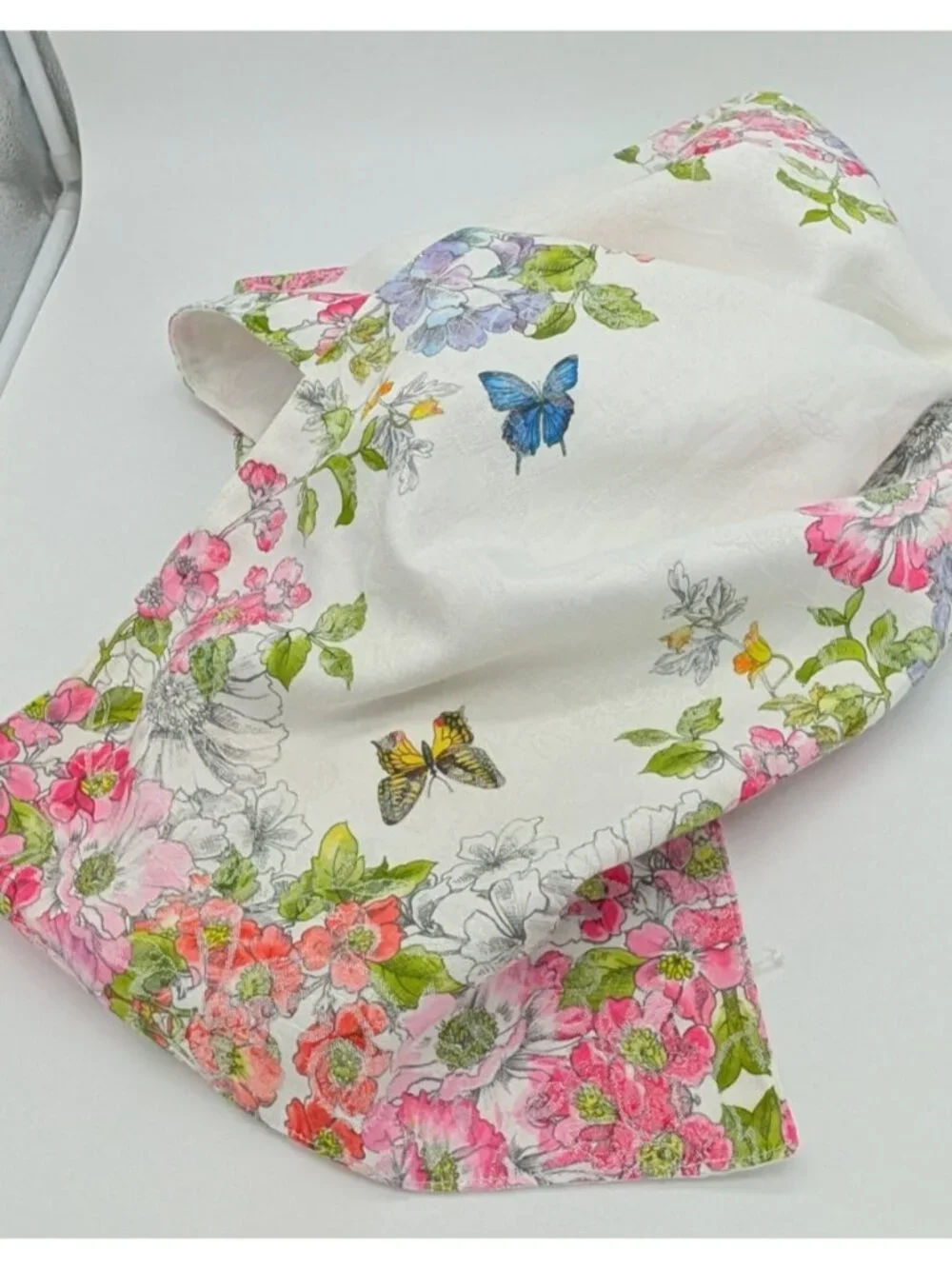 Living Quarters English Garden Table Runner Cotton/Polyester 14